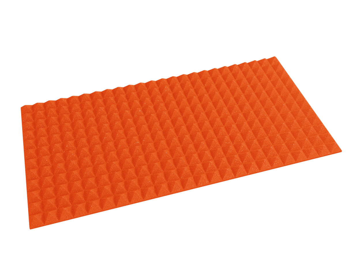 2 Inch Acoustic Foam Pyramid Style Panels - 13 Color Options