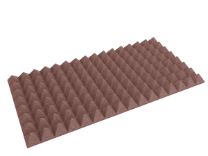 3 Inch Acoustic Foam Pyramid Style Panels - 13 Color Options
