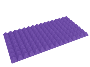 3 Inch Acoustic Foam Pyramid Style Panels - 13 Color Options