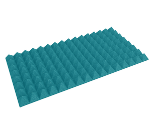 3 Inch Acoustic Foam Pyramid Style Panels - 13 Color Options