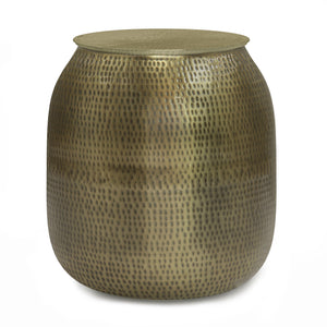 Griffen - Handcrafted Metal Storage Accent Table by Couch.com