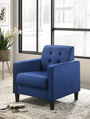Hale - Velvet Accent Armchair With Tufting by Couch.com
