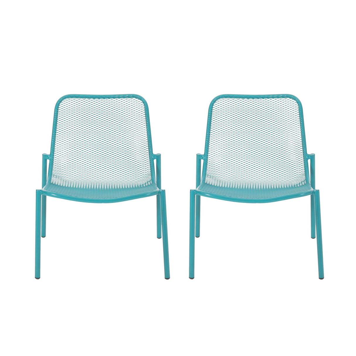 Outdoor Iron Chair With Mesh Design by Couch.com