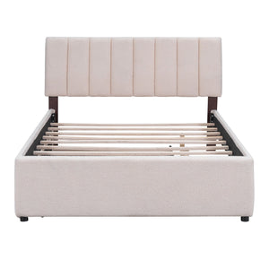 Upholstered Platform Bed With Trundle by Couch.com