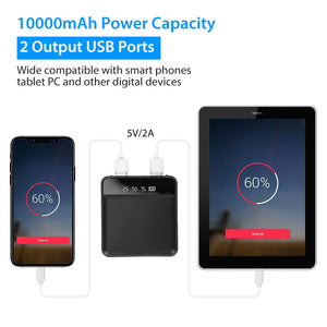 10000mAh Portable Power Bank Mini External Battery by DirectDeals