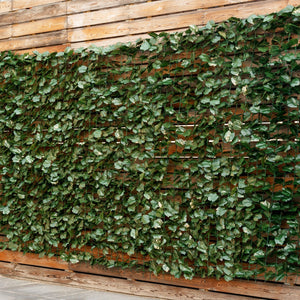 Faux Ivy Leaf Decorative Privacy Fence-59 x 118 Inch