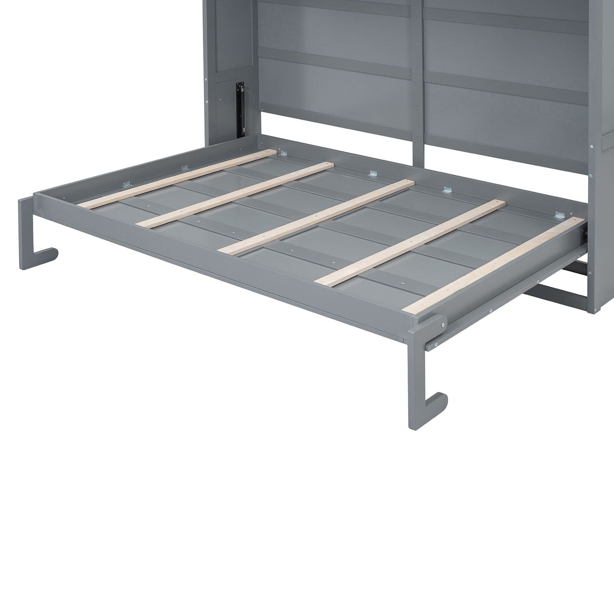 Murphy Modern Bed With Top Cabinets For Space Saving And Comfort by Couch.com
