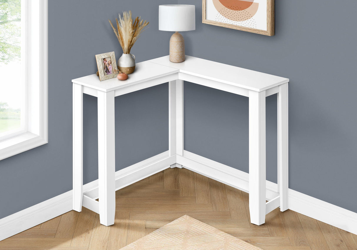 Corner Accent Console Table For Entryway, Unique Design Contemporary & Modern by Couch.com