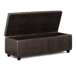 Hamilton - Upholstered Storage Ottoman by Couch.com
