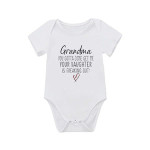 Summer Short Sleeve Baby Romper Bodysuit