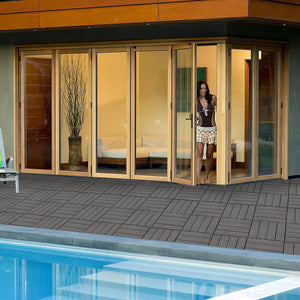 Composite Deck Tiles, Resist Rust, Water, Weather by Couch.com