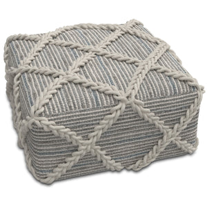 Cowan - Handcrafted Square Pouf by Couch.com