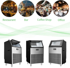 265LBS Freestanding Commercial Ice Maker