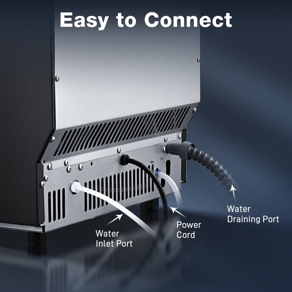 265LBS Freestanding Commercial Ice Maker