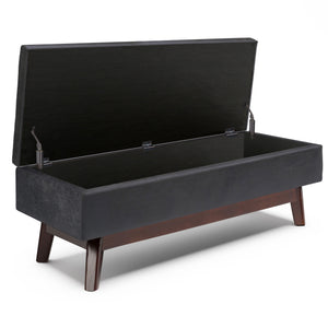 Owen - Upholstered Rectangular Storage Ottoman by Couch.com