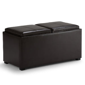 Avalon - 5 Piece Storage Ottoman, Contemporary by Couch.com