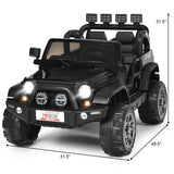 12V 2-Seater Ride on Car Truck with Remote Control and Storage Room-White