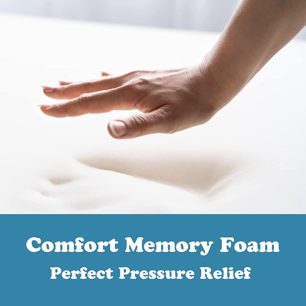 Tranquility 12" Medium Pillow-Top Memory Foam Edge Support Pocket Spring Premium Hybrid Mattress by Couch.com