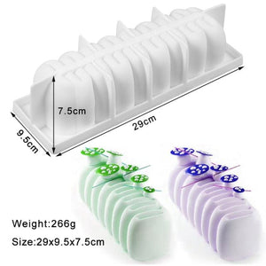27 Style Silicone Cake Molds Pastry Bakeware Set Non-Stick Mousse Mould Party Dessert Baking Tools Decorating Pan Kitchen Tools Silicone Cupcake Baking Cups Food Grade Non-Stick Silicone Muffin Liners