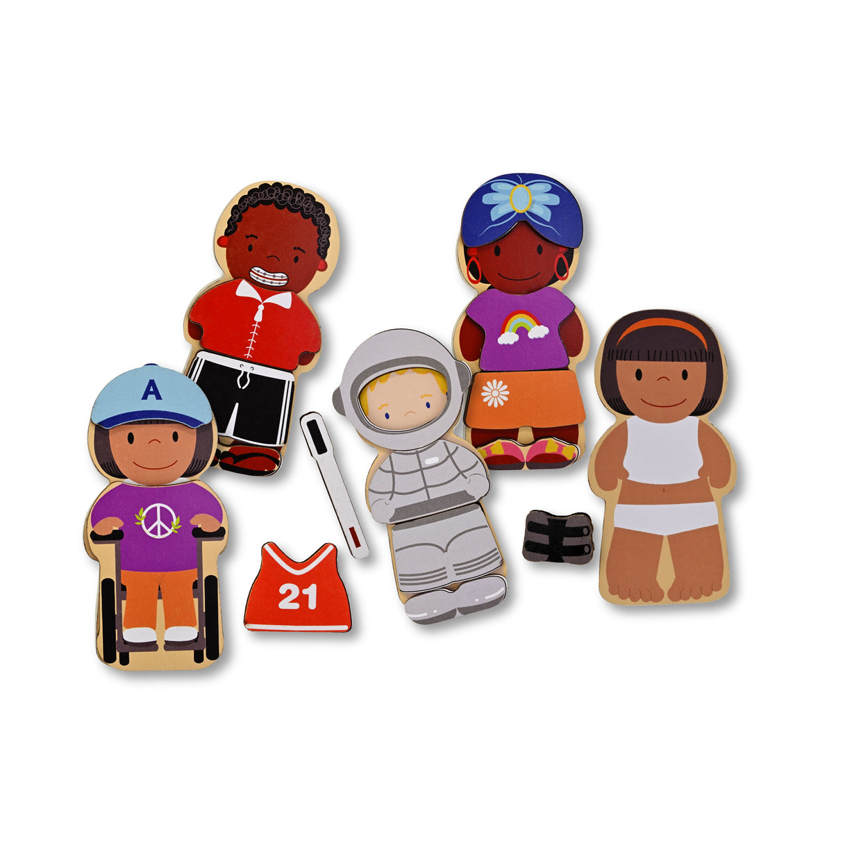 WE ALL BELONG Magnetic Dress-Up Activity Set