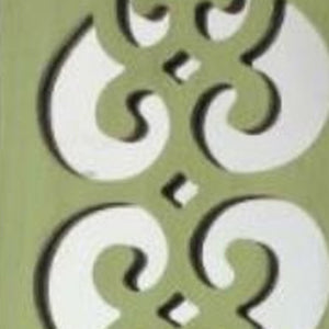 Green Wood Hanging Dimensional Sculpture