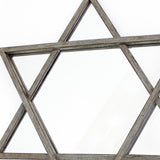26" Silver Novelty Metal Framed Accent Mirror