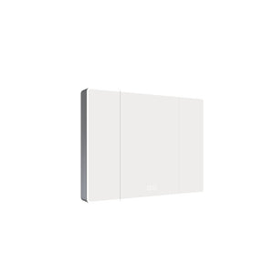 Aluminium Medicine Cabinet Mirror With LED Light And Defogging Function - Gray by Couch.com