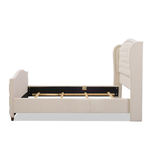 Marcella - Upholstered Shelter Headboard Bed Set by Couch.com