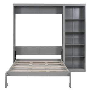 Murphy Wall Bed With Shelves by Couch.com