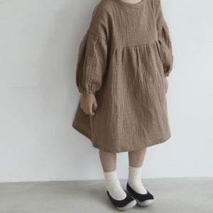 Lantern long sleeve princess dress
