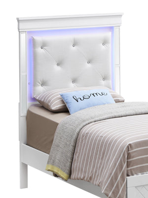 Bed With LED Light Accents Headboard by Couch.com