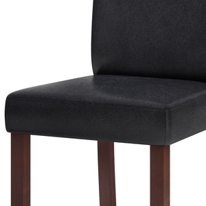 Acadian - Parson Dining Chair (Set of 2) - Distressed Black by Couch.com