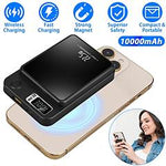 10000mAh 2-In-1 Magnetic Wireless Power Bank by DirectDeals