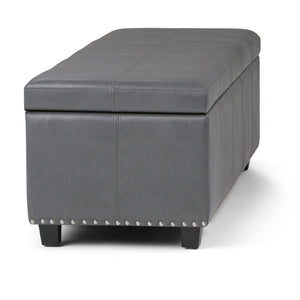 Kingsley - Upholstered Large Storage Ottoman by Couch.com