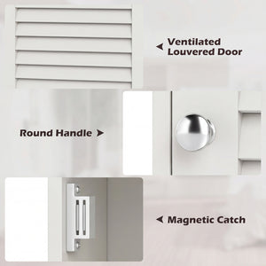 27.5 Inch H Wall Hanging Bathroom Storage Cabinet