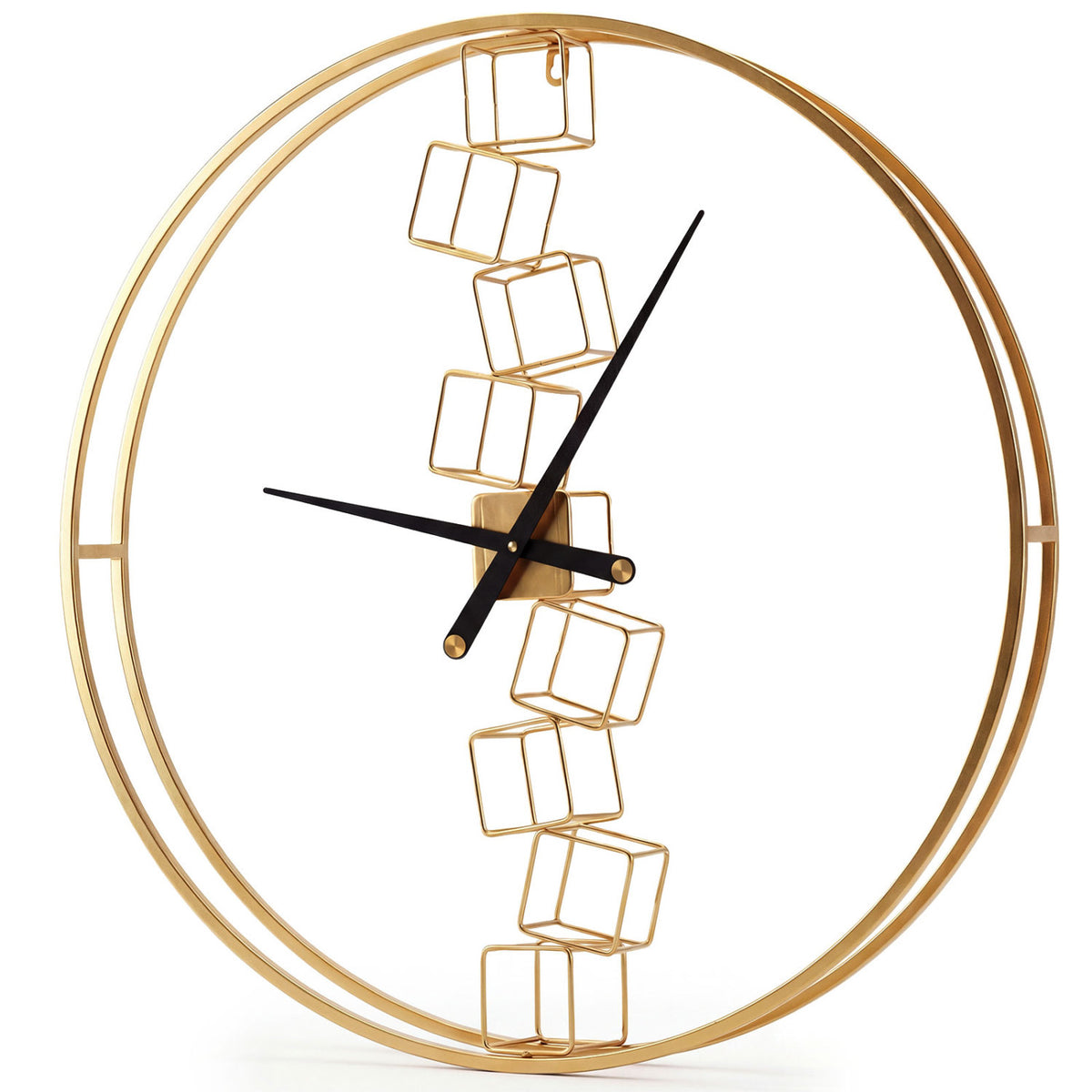 27 Inch Large Wall Clock for Living Room Bedroom Kitchen-Yellow