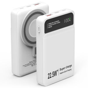 10000mAh Magsafe 3 In 1 Portable Charger PD22.5W Magnetic Fast Charger Fast Charging Power Bank Fit For IOS Phone 15/14 Samsung Galaxy S24 And More by DirectDeals