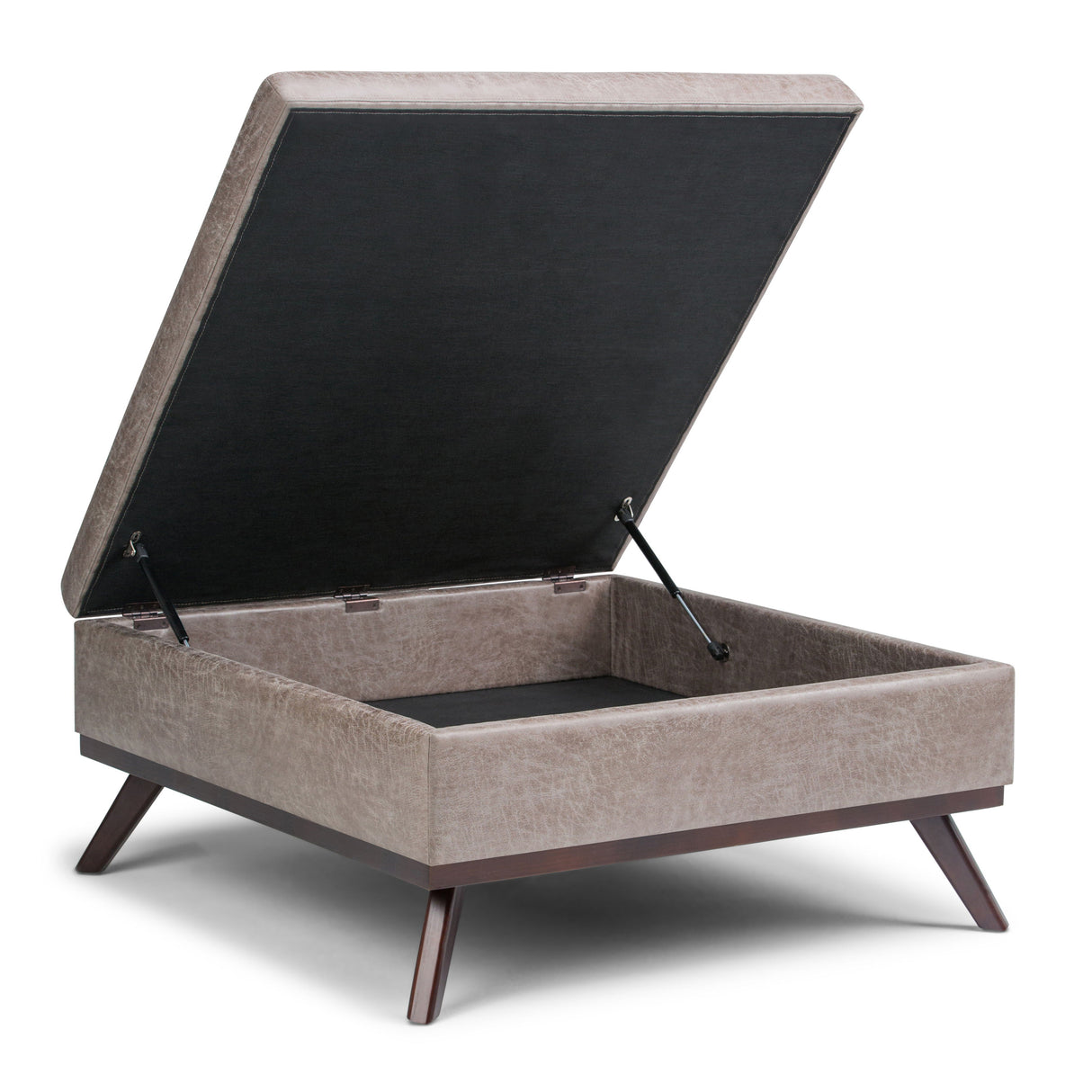 Owen - Multifunctional Square Coffee Table Storage Ottoman by Couch.com