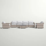 Stylish Sofa Seating Group With Cushions Perfect For Outdoor Gatherings by Couch.com