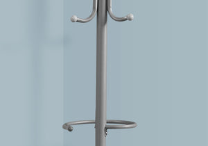 Coat Rack, Hall Tree, Free Standing, Hanging Bar, 6 Hooks, Entryway, Contemporary & Modern by Couch.com