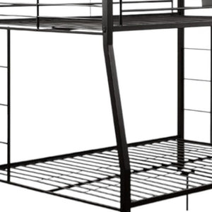 Black Twin Over Full Bunk Bed
