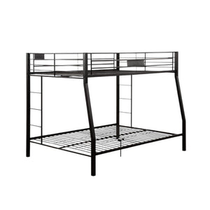 Black Twin Over Full Bunk Bed