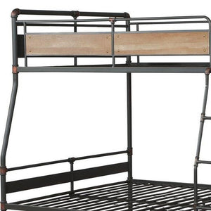 Bronze Queen Over Queen Metal Bunk Bed