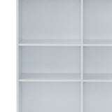 47" White Wood Rectangular Bar Table