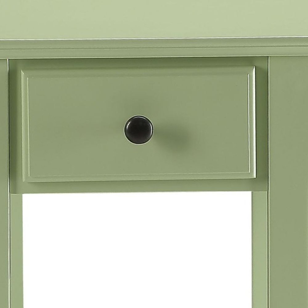 23" Gray Solid and Manufactured Wood End Table