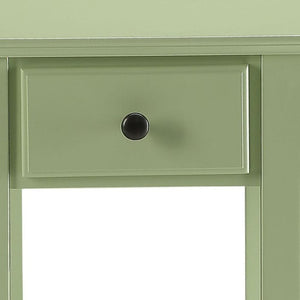 23" Gray Solid and Manufactured Wood End Table