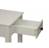 23" Gray Solid and Manufactured Wood End Table