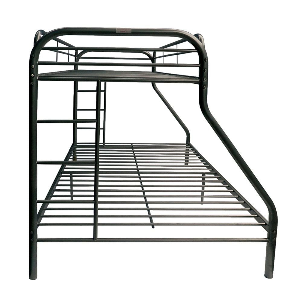 78" X 54" X 60" Twin Over Full Rainbow Metal Tube Bunk Bed