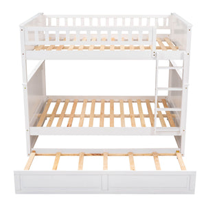 Bunk Bed With Twin Size Trundle, Guardrails by Couch.com