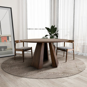 Bolton - Round Dining Table - Walnut by Couch.com